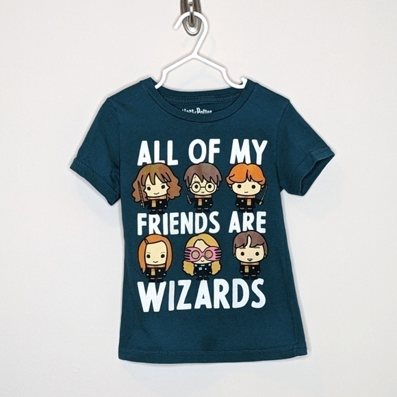 Harry Potter Wizard Shirt Sleeve Shirt 4T - Picture 1 of 3
